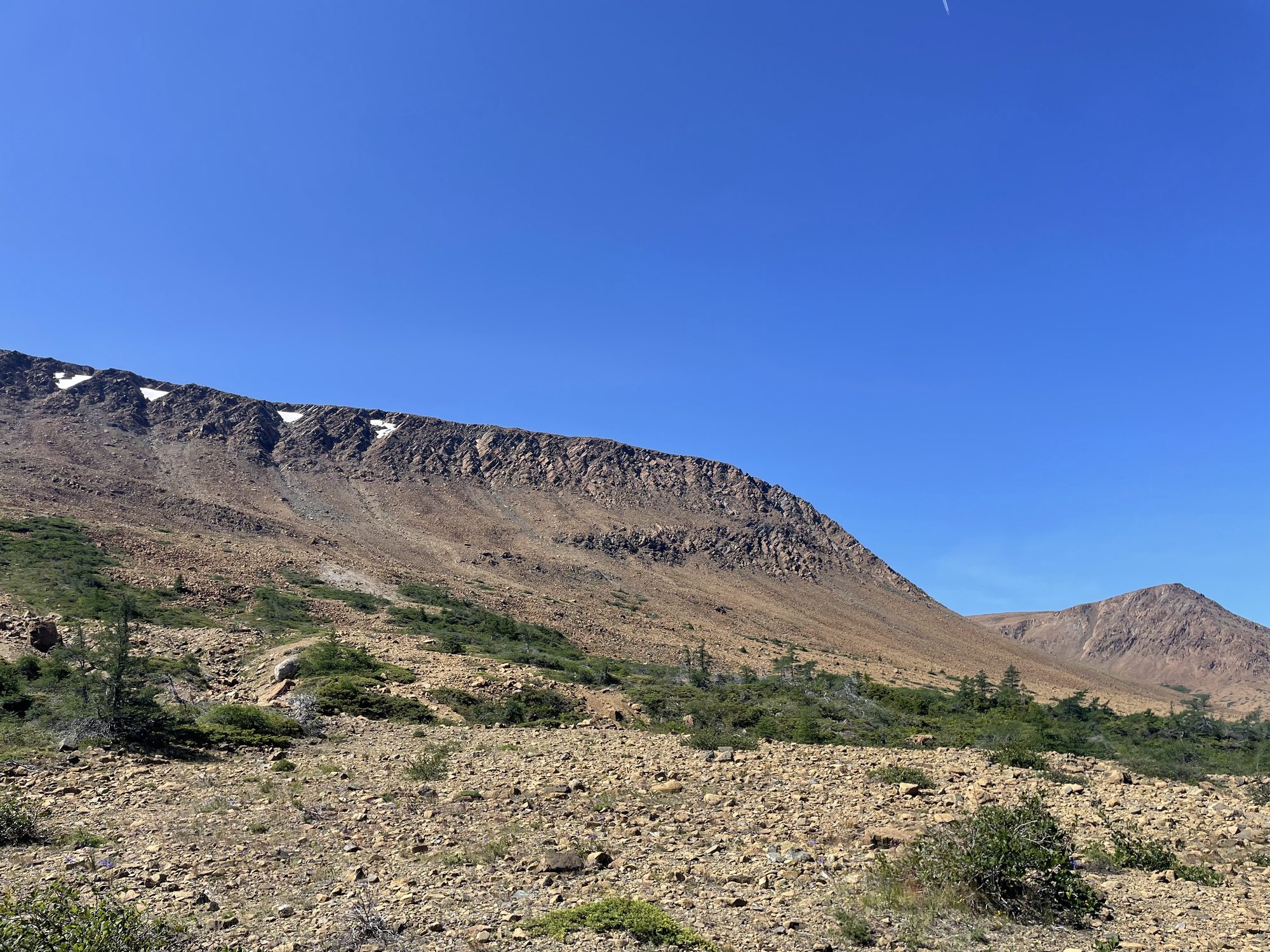 Hiking through the rocky Tablelands landscape