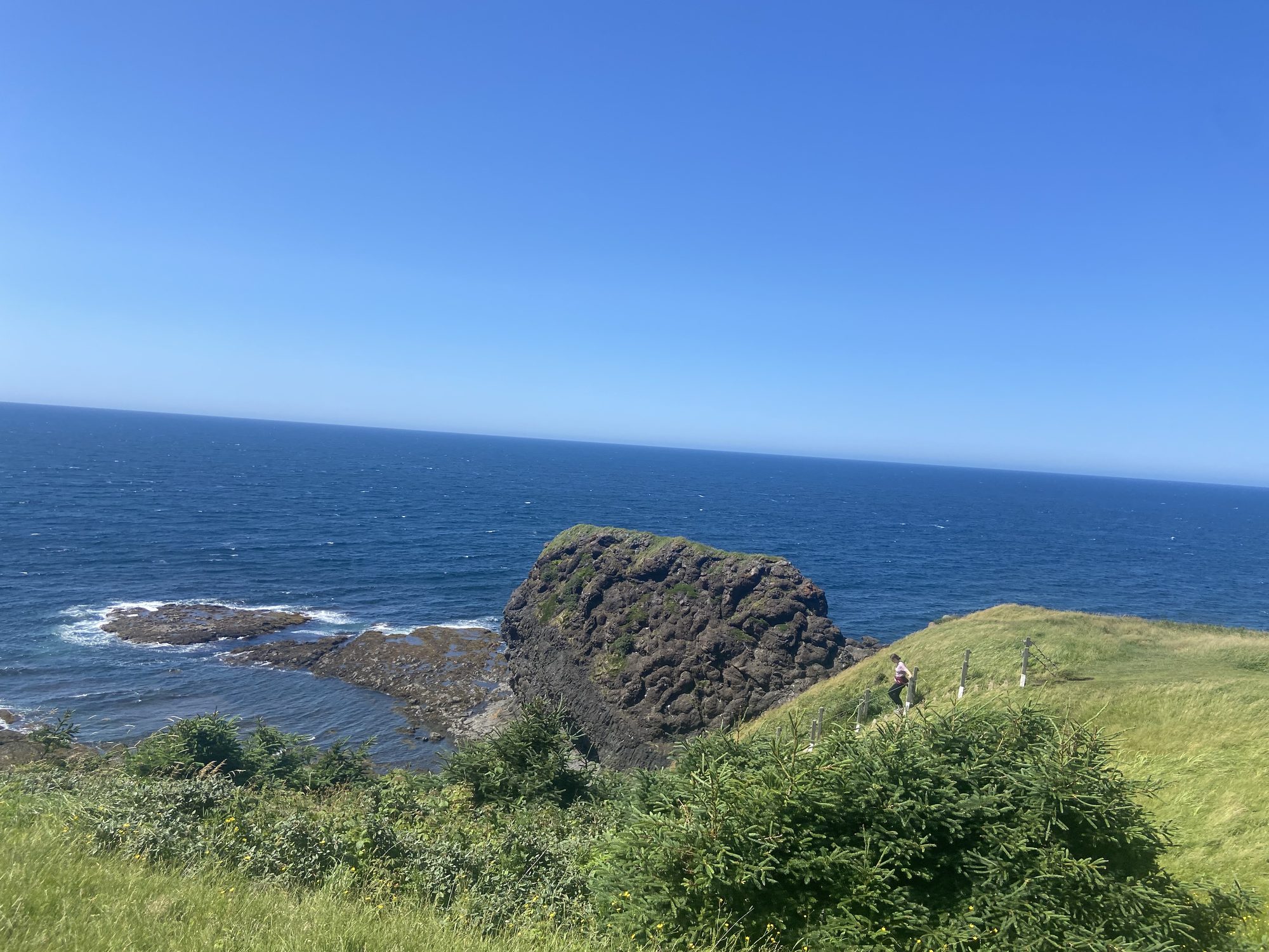 Coastal scenery along the Green Gardens Trail