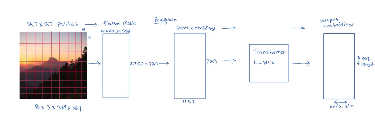 ViT image encoder diagram